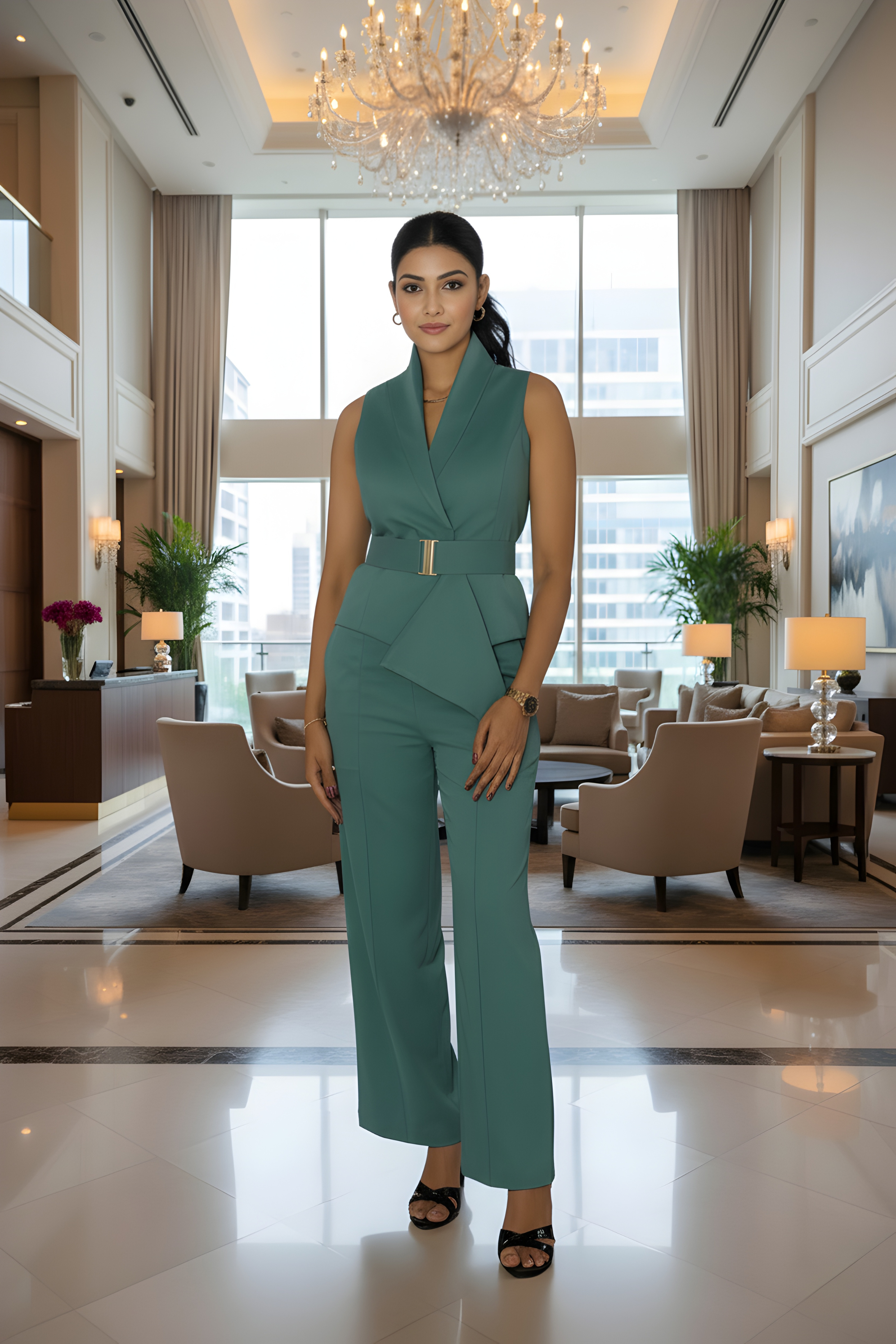 Sea Green Waist Coat & Trouser – Timeless Serenity
